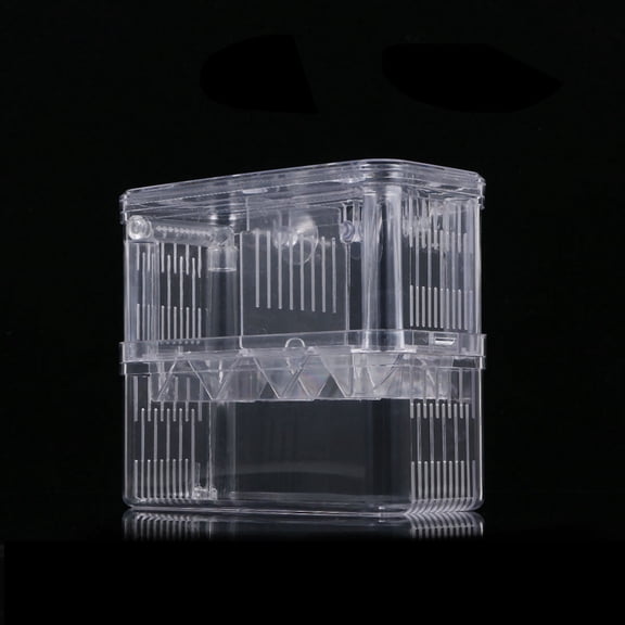 DRAFIDEEP Transparent Hatchery Incubator Double Functional Aquarium Breeding Tank for Ornamental Fish 1 Set
