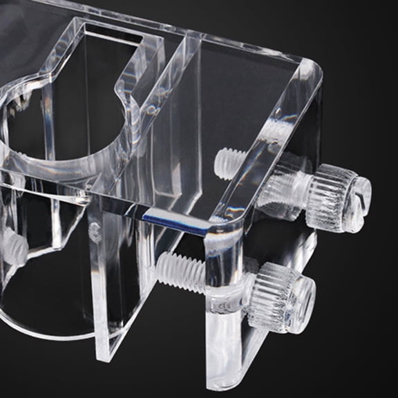 DRAFIDEEP Clear Acrylic Aquarium Water Holder Clamp with Easy Setup and Strong Secure Grip for Fish Tanks