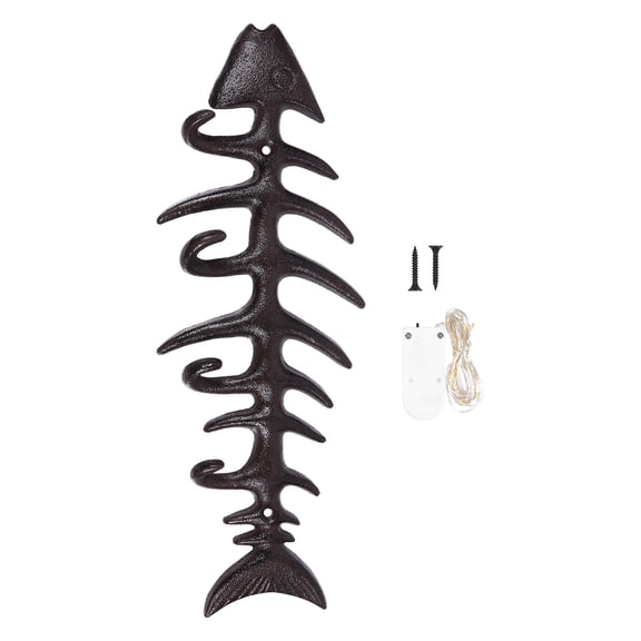 DRAFIDEEP Fishbone Shape Wall Hook Wall Hooks Coat Hooks Coat Mount Strip Light Creative Wall Mounted Clothing Hook Coats Hats Keys Towels More Unique Hanger Home Decor