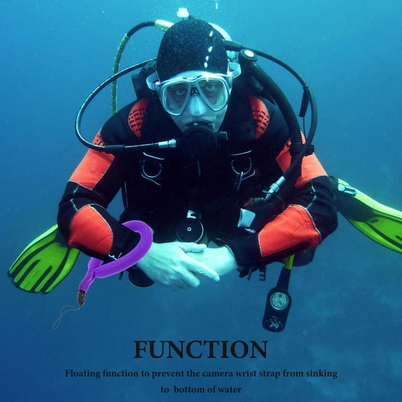 DRAFIDEEP Waterproof Camera Float Lanyard Purple Diving Accessories for Water Activities