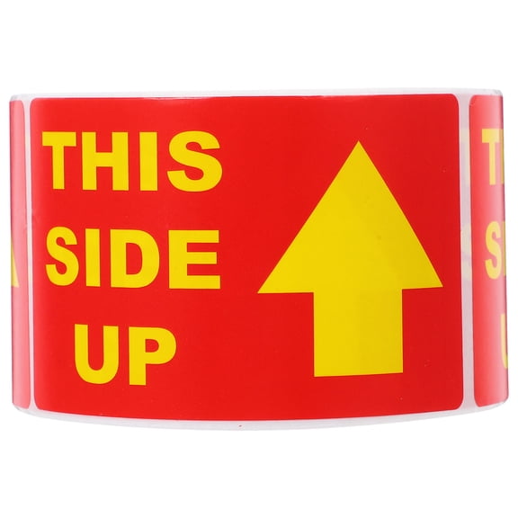 DRAFIDEEP Red Fragile Packing Stickers with Strong Adhesive for Secure Shipping Warning Labels