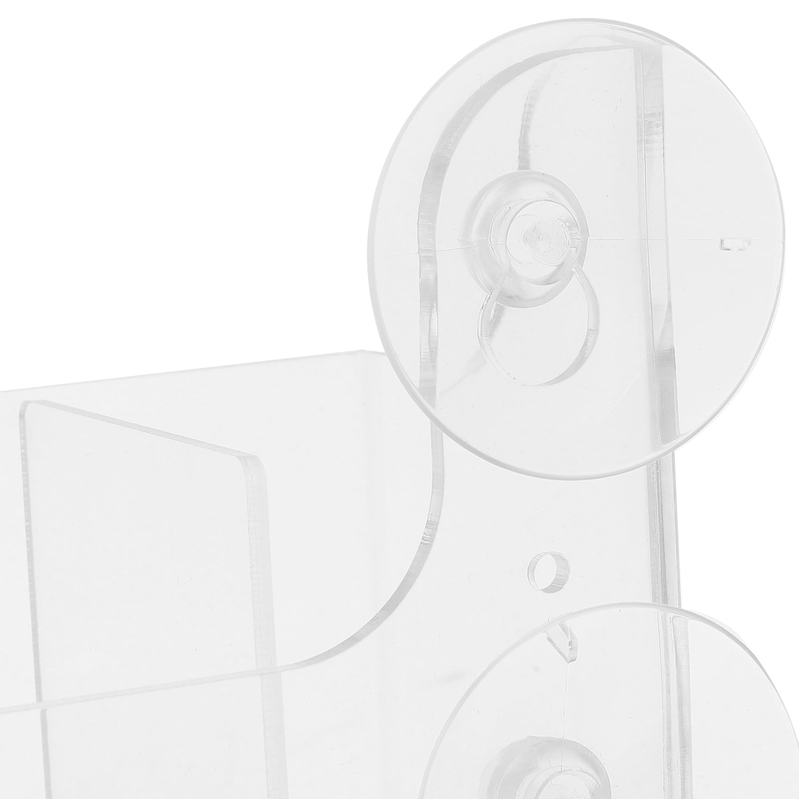 OUNONA Transparent Cup Shelf for Fridge Door, Space-Saving Beverage and Chocolate Storage Organizer