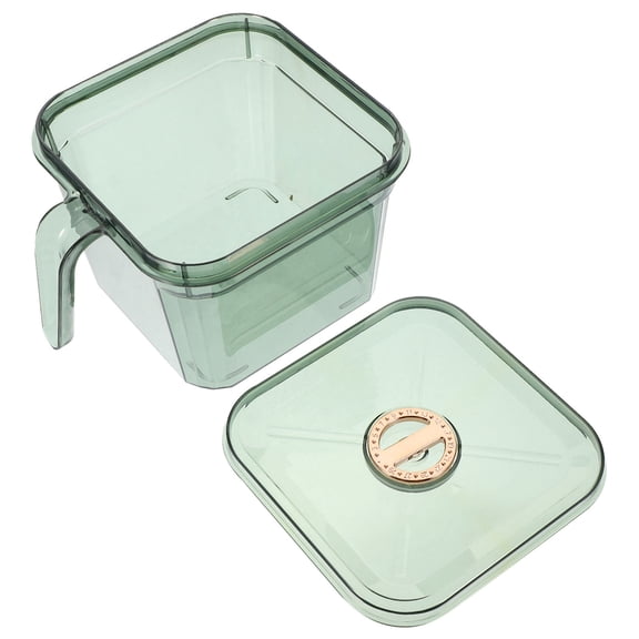 DRAFIDEEP Fridge Storage Box Refrigerator Fresh-Keeping Box Pp Transparent 1Pcs