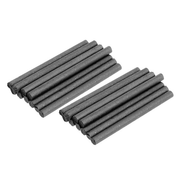 DRAFIDEEP Graphite Electrode Rods, Black, Versatile Applications, Industrial Use, 20Pcs