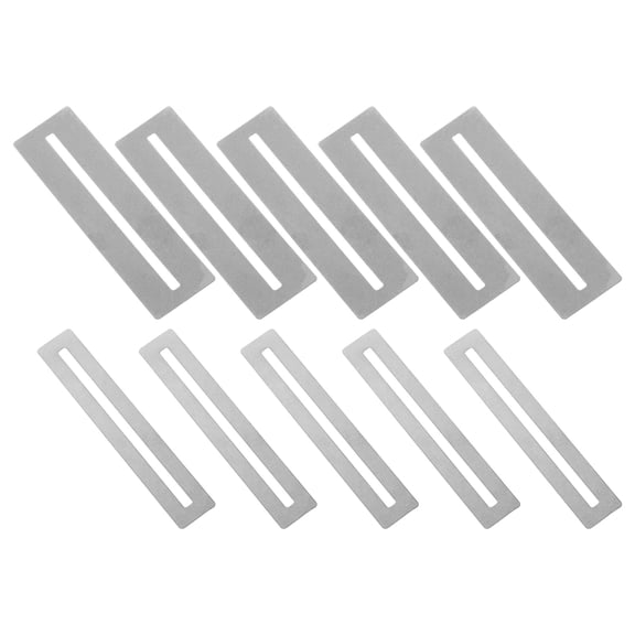 DRAFIDEEP Guitar Fretboard Protector 10Pcs Metal Fingerboard Guard for Luthiers and Musicians Silver
