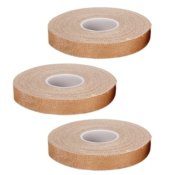 DRAFIDEEP 3Pcs Durable Brown Breathable Adhesive Finger Tapes for Guzheng and Pipa