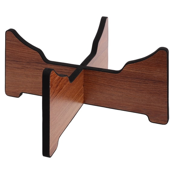 DRAFIDEEP Handpan Drum Stand Coffee Silicone Wood Comfortable Playing Experience for Tongue Drum 1Pcs