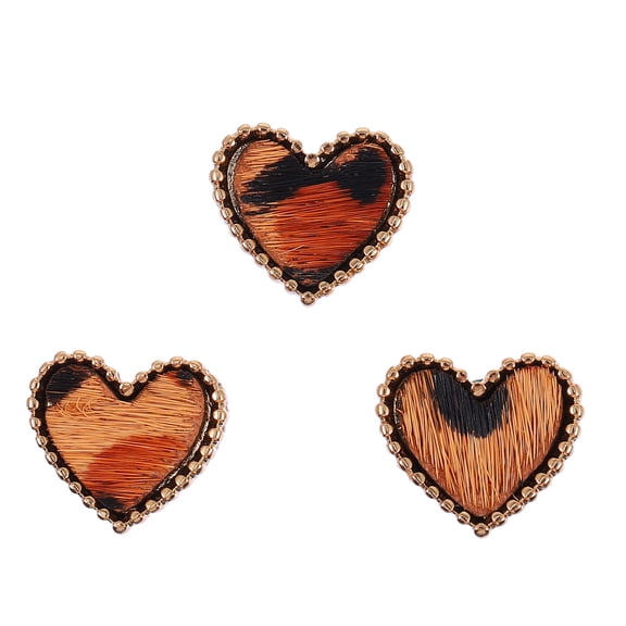 DRAFIDEEP Heart Shape Watch Band Charms Silicone Watch Band Nails For Fashion Smartwatch