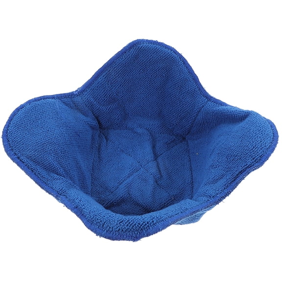 DRAFIDEEP Heat Resistant Polyester Blue Microwave Bowl Holder 1Pcs