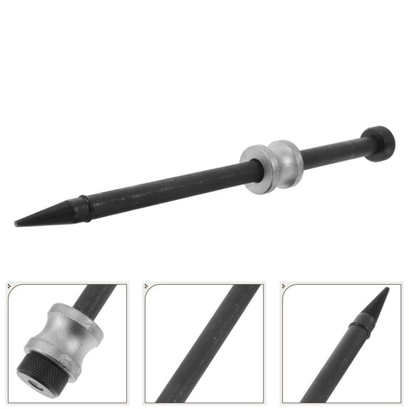 OUNONA Black Steel Injector Seal Removal Tool for Efficient Spring Repairs and Automotive Maintenance