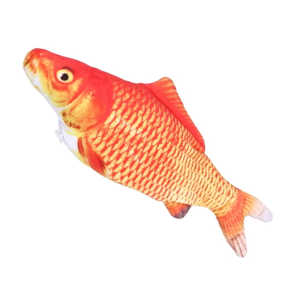 DRAFIDEEP Electric Interactive Red Fish Toy for Cats, Realistic Simulation, 1 Set Cat Plaything