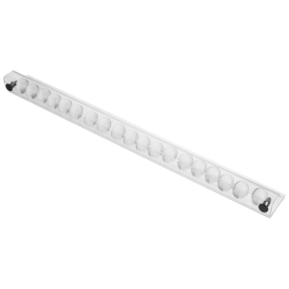 DRAFIDEEP Kitchen Transparent Ticket Rail Holder with Convenient No Punch Clip for Restaurant Paper