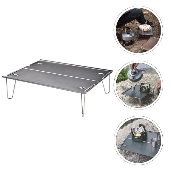 DRAFIDEEP Lightweight Camping Table Portable and Resistant to Stress 1Pack 11.7x8.3x3.1in