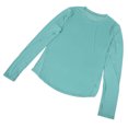 thumbnail image 1 of OUNONA Women's Light Green Loose Fit Workout Top with Sun and Quick Dry for Home & Outdoor Use, Size L, 1 of 7