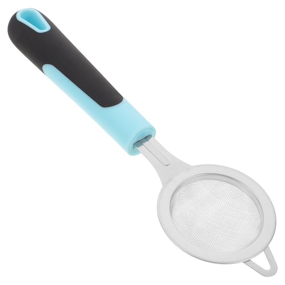 DRAFIDEEP Metal Mesh Strainer Silver Kitchen Gadget for Tea Preparation and Coffee Making 1Set