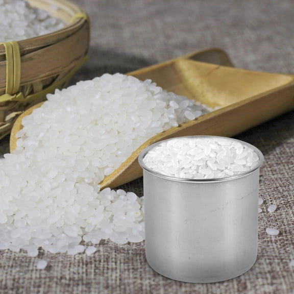 DRAFIDEEP Metal Rice Measuring Cup for Cooker with Clear Measurement Markings and Convenient Handle Design