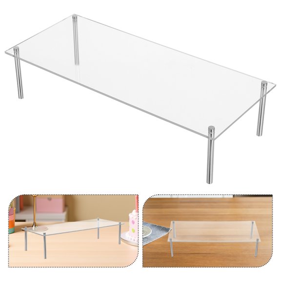 OUNONA Transparent Acrylic Cake Stand for Dessert Display and Party Presentation