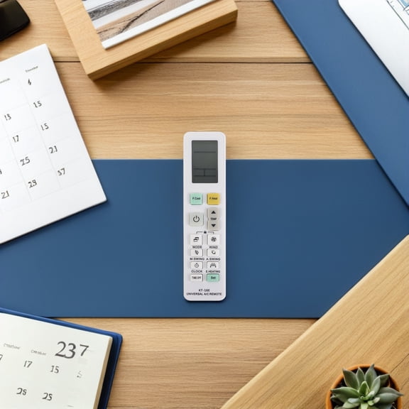 DRAFIDEEP Universal Ac Remote Controller White for Multiple Brands with Intuitive Interface