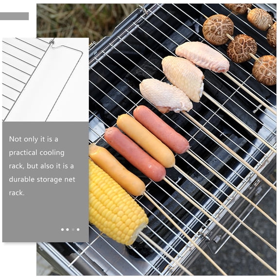 DRAFIDEEP Multi-Functional Iron Wire Cooling Rack for Baking and Kitchen Use, 1-Piece Wire Rack