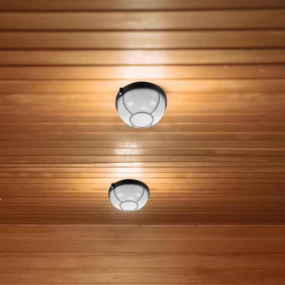 DRAFIDEEP Sauna Light Fixture for Home, Easy to Install with Stylish Glass and Die-Cast Aluminum Design