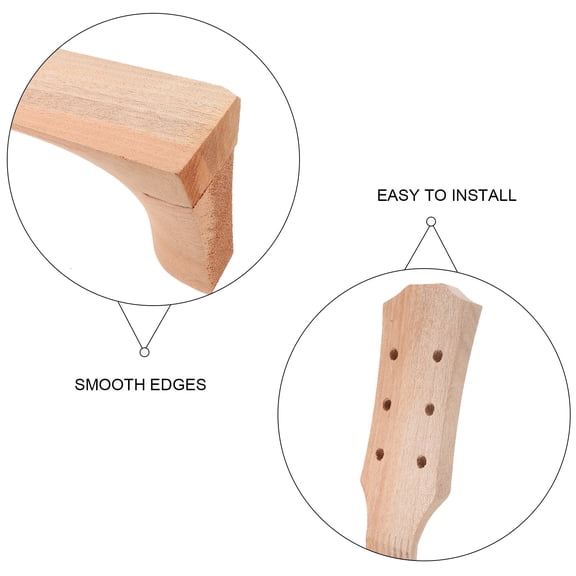 OUNONA Beige Wooden Acoustic Guitar Neck Replacement with Universal Fit and Stable Structure for Easy Installation