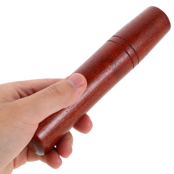 OUNONA Solid Wood Wok Handle Replacement for Cookware with Comfortable Grip and Nonslip Surface, Brown