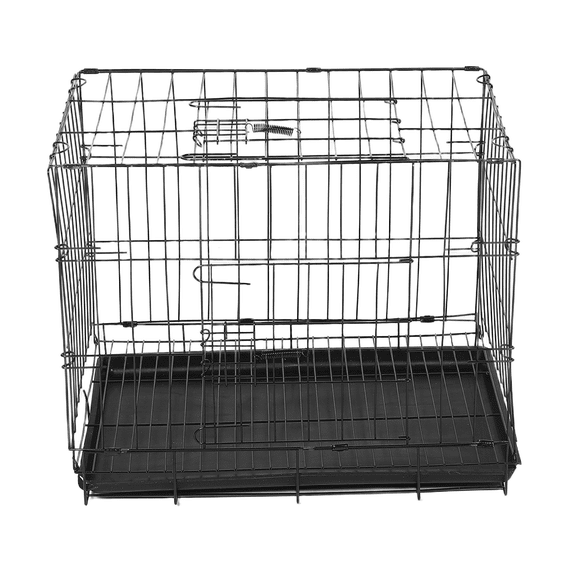 DRAFIDEEP Pet Dog Crate: Rectangular Small Wire Cage With Divider Panel For Safe Owners 1Pack