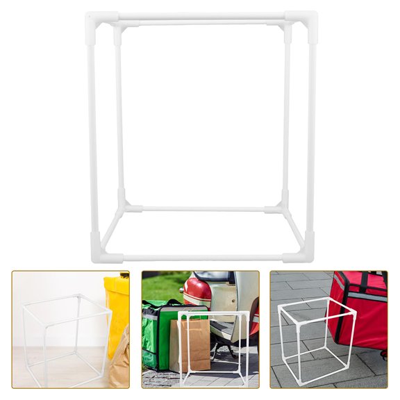 DRAFIDEEP Plastic Insulated Bag Support Frame, White, Durable and Compatible, for Displaying