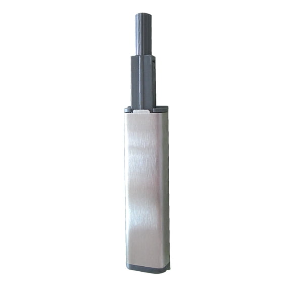DRAFIDEEP Plated Silver Push to Open Cabinet Door Buffer with Magnetic Auto Close Function