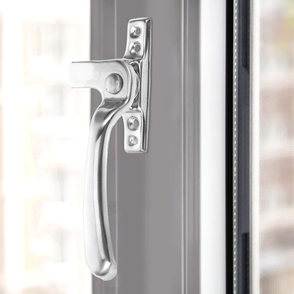 DRAFIDEEP Plated Silver Window Sash Lock for Home Use Compatible with Sliding and Hung Window Security