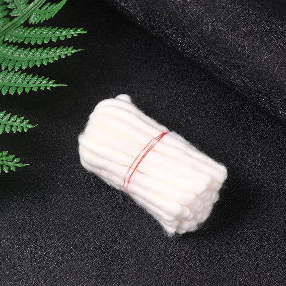 DRAFIDEEP Practical Cotton Lampwick for Home Use Oil Lamps and Wine Bottles White