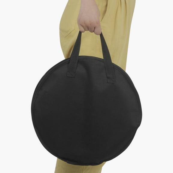 DRAFIDEEP Black Oxford Cloth Drum Practice Pad Carry Bag Portable Storage Case