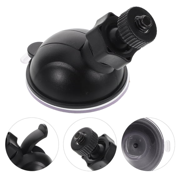 DRAFIDEEP Portable Black Plastic Cup Mount 1 Pack for Secure and Stable Car Phone Holder