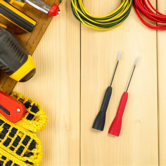 DRAFIDEEP Precision Multimeter Probes for Testing with Copper Material Replaceable Tips and Assorted Colors