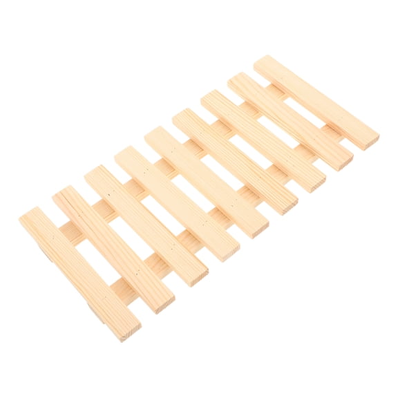 DRAFIDEEP Light Brown Wooden Mailbox Tray Insert for Moisture Control and Drainage