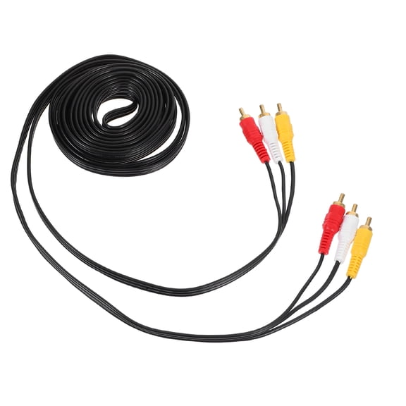 DRAFIDEEP Male to Female Video and Audio Cable, Multi-Plastic Design with Stable Signal Transmission for Equipment, 1 Set