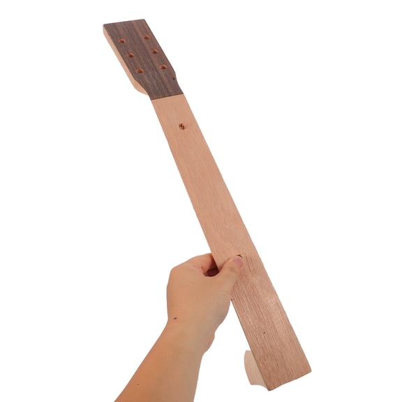 OUNONA Guitar Neck Crafting Diy Acoustic Guitar Neck Multi Wooden 1Pack