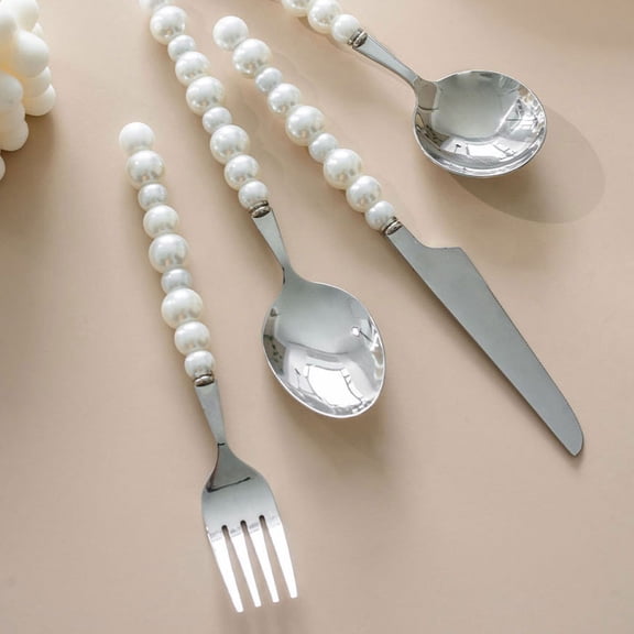 DRAFIDEEP Restaurant Steak Cutlery Silver Metal Dining Tool for Daily Dining 1Pcs