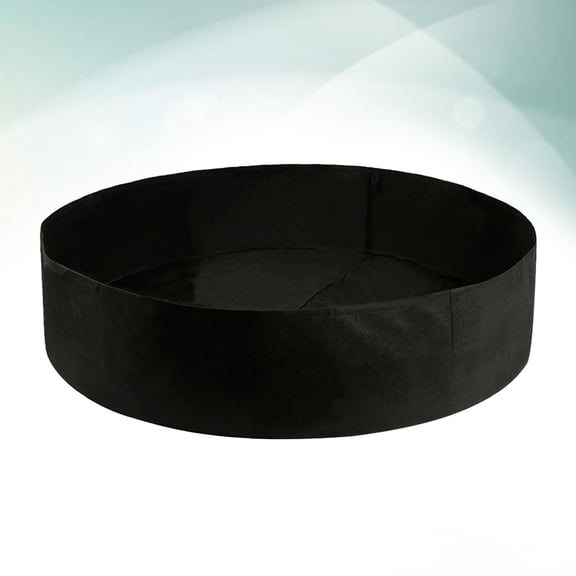 DRAFIDEEP Reusable Black Felt Planting Bag with Pockets for Indoor and Outdoor Herb Vegetable Growth, 1 Piece