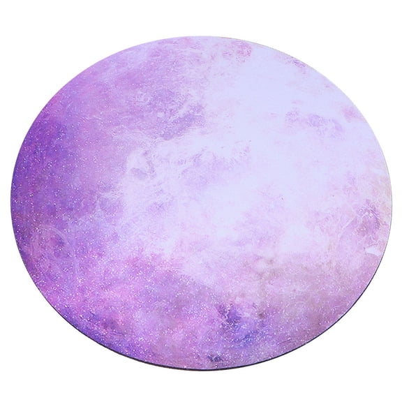 DRAFIDEEP Round Rubber Mouse Pad with Pattern Design, Non-Cushioned, Comfortable , and Smooth, 1 Piece