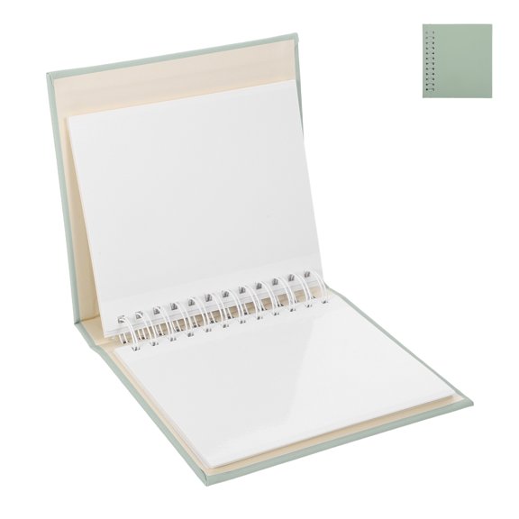 DRAFIDEEP Scrapbook Album with Sticky Pages Sky Blue Secure Attachment for Plant Specimens