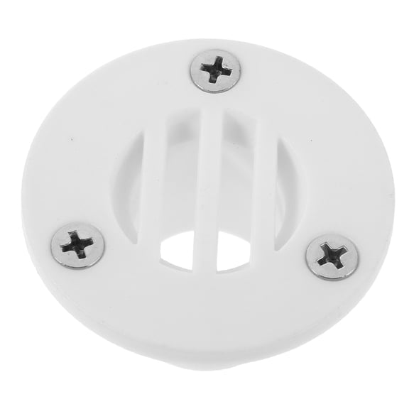 OUNONA Nylon Boat Scupper Drain with Easy Installation for Marine Use, White, and Rust-Resistant