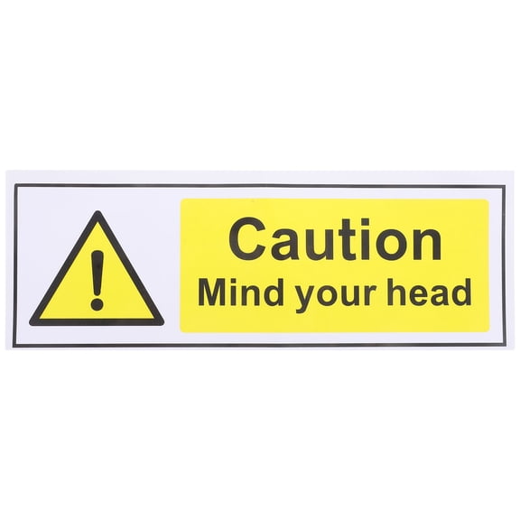 DRAFIDEEP Self Adhesive Safety Warning Sign Sticker Caution Label For Equipment Use For Indoor Outdoor Applications