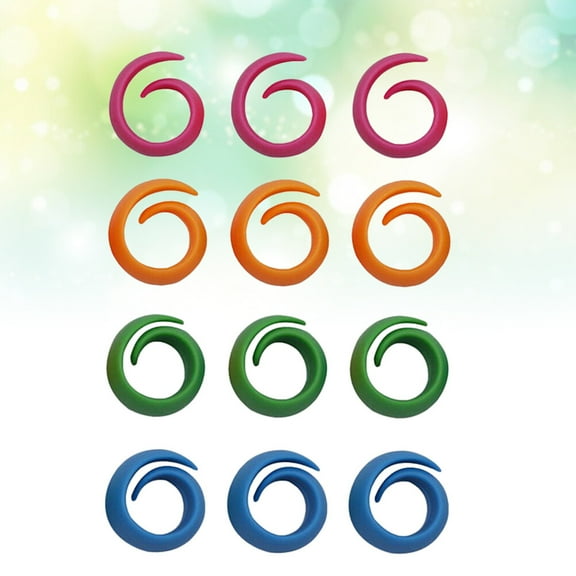 DRAFIDEEP Silicone Thread Spool Huggers Bobbin Retaining Clip Reusable Sewing Spools Clip For Neat Organization