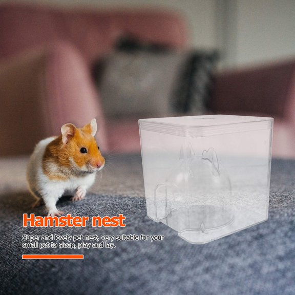 DRAFIDEEP Small Pet Cooling Nest with Plastic and Aluminum Plate for Comfortable Hideout