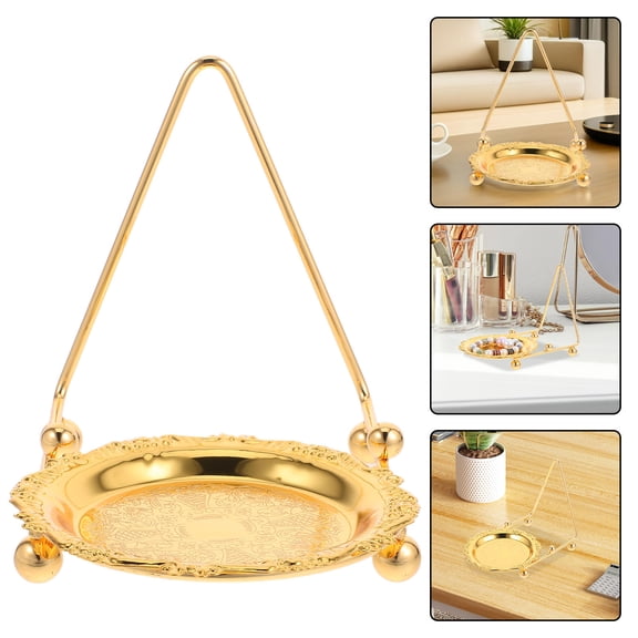 DRAFIDEEP Small Trinket Tray in Vintage Design Perfect for Living Room Decoration 1Set