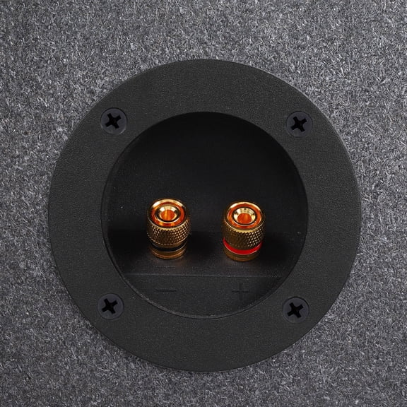 OUNONA Copper Speaker Terminal Box Compatible with Multiple Round Speakers for Home and Decor Applications
