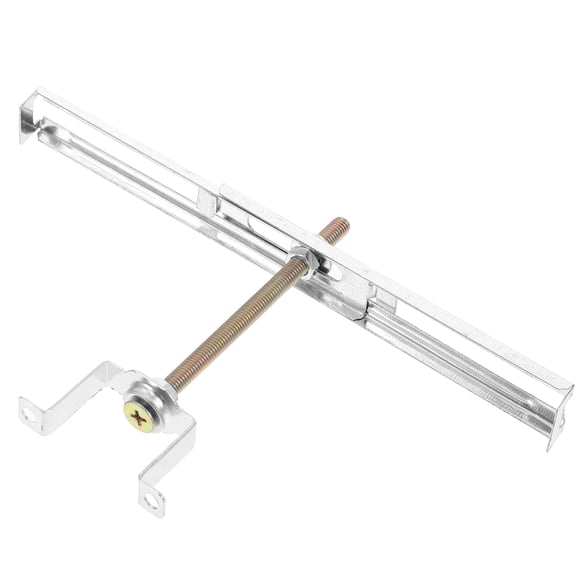 DRAFIDEEP Square Light Fixture Mounting Bracket with Adjustable Angle and Height, 1 Set Ideal for Office Lighting