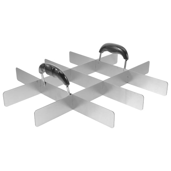 DRAFIDEEP Plated Silver Cake Divider for Home Use with Precision Cutting and Compact Design