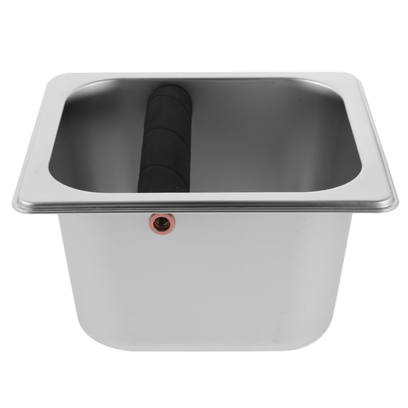 DRAFIDEEP Stainless Steel Espresso Knock Box Small Container